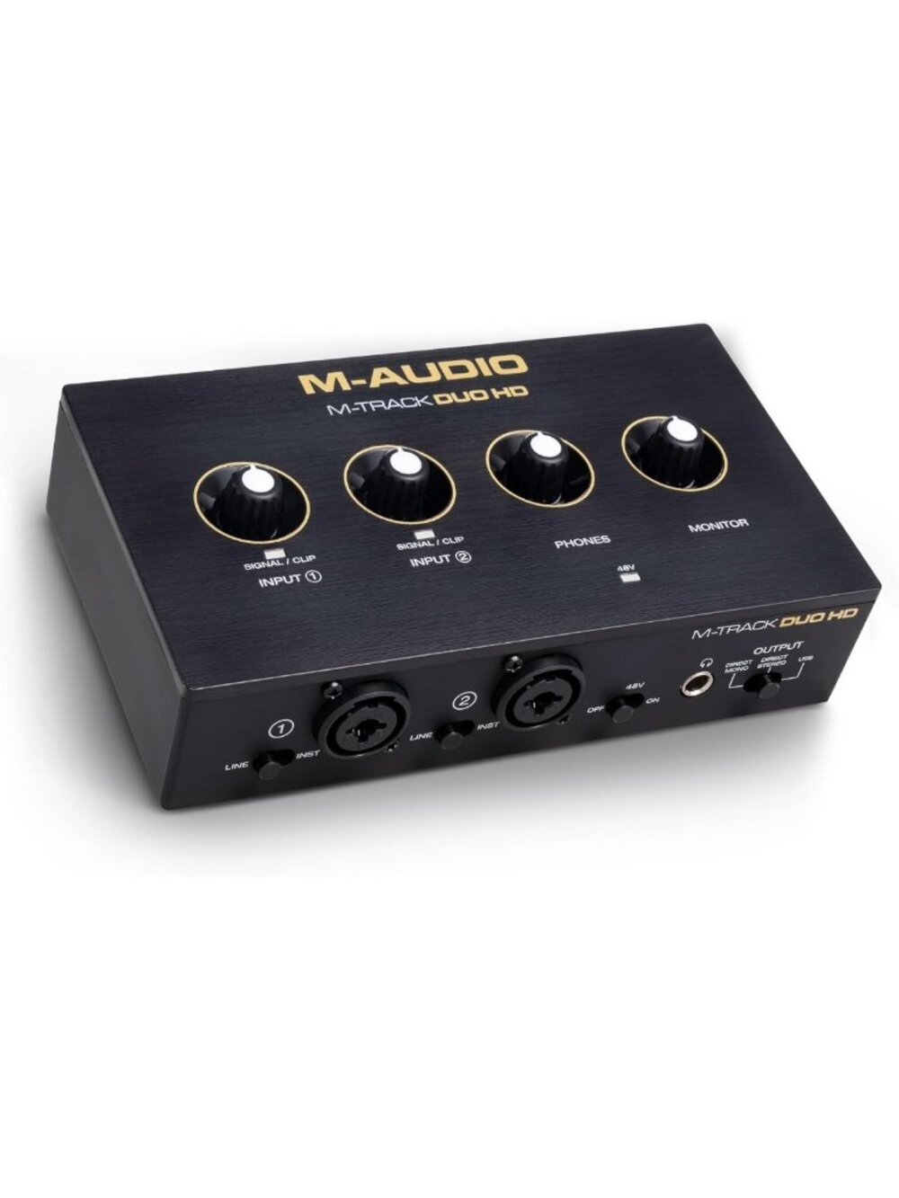 USB-C Audio Interface, M-Track Duo HD, High-Quality Sound, Dual Inputs